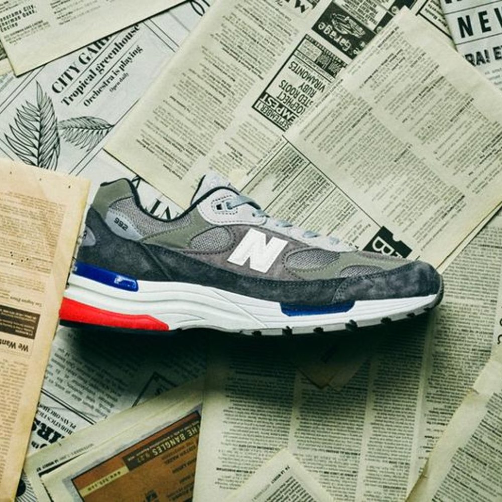 RARE Japan New Balance M992AG Grey Made in USA Men's 7 US 6.5UK W8.5